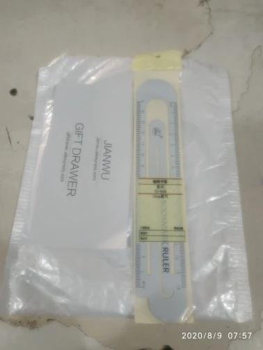 Black & White Two-Sided Ruler