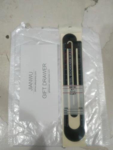 Black & White Two-Sided Ruler