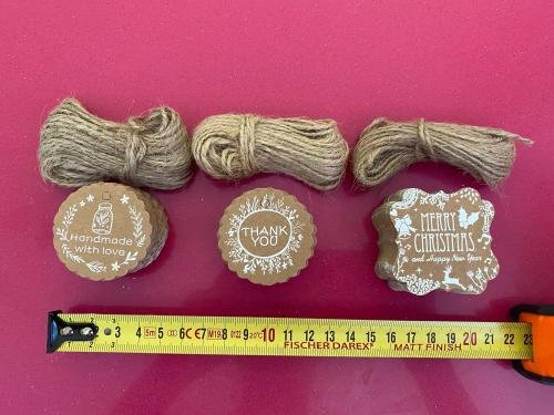 50PCS Kraft Paper Thank You Tags