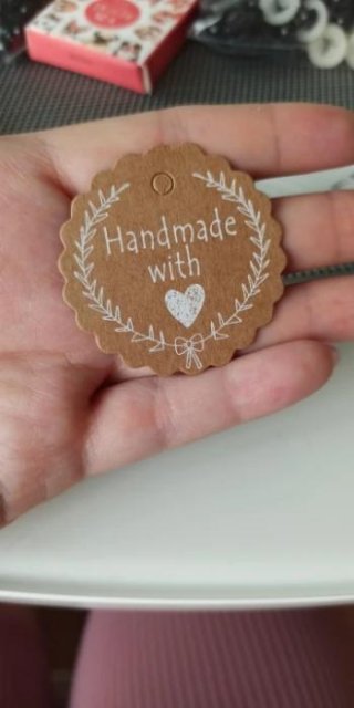 50PCS Kraft Paper Thank You Tags