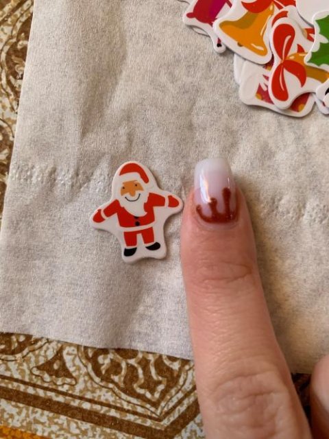 Christmas Theme Adhesive Label Stickers