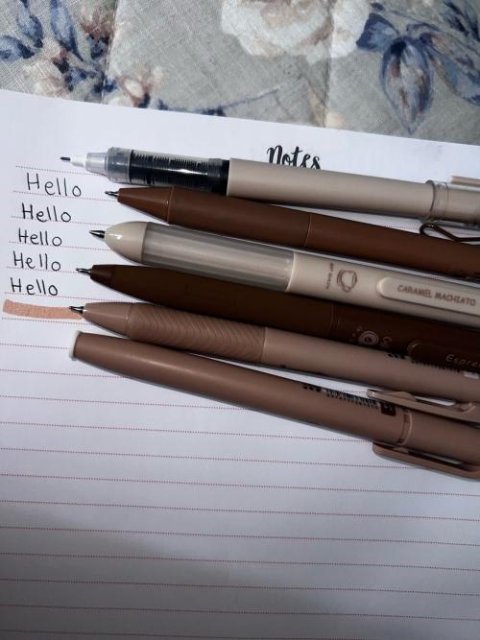 Coffee Time Gel Pens Set & Coffee Marker
