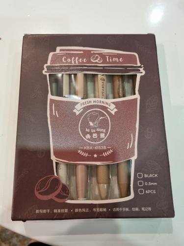 Coffee Time Gel Pens Set & Coffee Marker