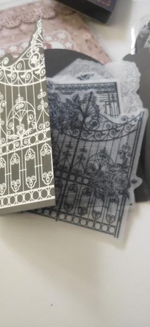 20pcs Gothic Castle Gate and Window Stickers