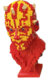Mörka Herren Maul Livsstor Bust