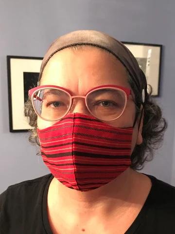 FX05 - Banaue, Ifugao Hand-Woven Face Mask - Red