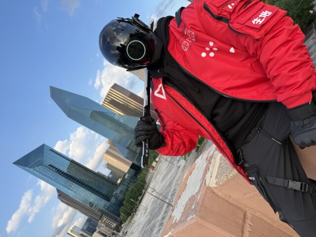 XB-03 Red Bomber Jacket