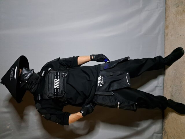 CG-Type 15A Black Cargo Pants