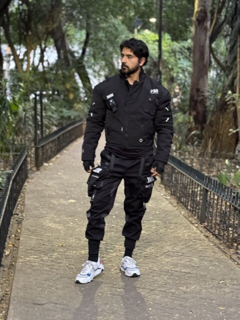 BK-Type 300 Black Biker Jacket