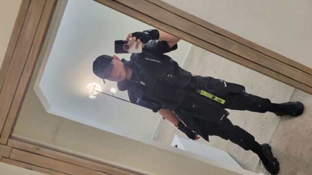 CG-Type 15A Black Cargo Pants