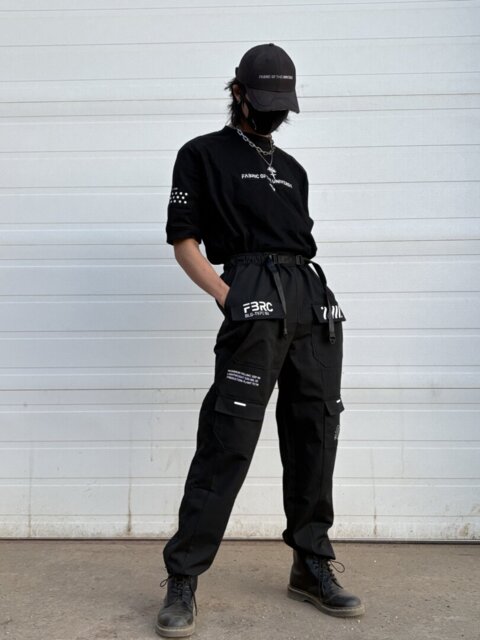 BLG-Type 02 Black Ripstop Cargo Pants