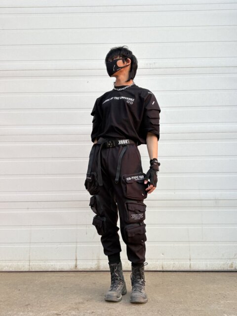 CG-Type 18R Black Cargo Pants
