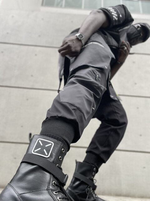 CG-Type 15A Black Cargo Pants