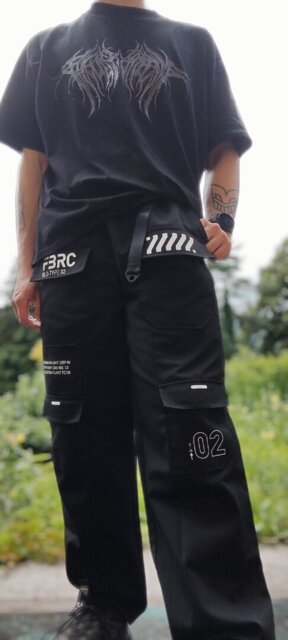 BLG-Type 02 Black Ripstop Cargo Pants