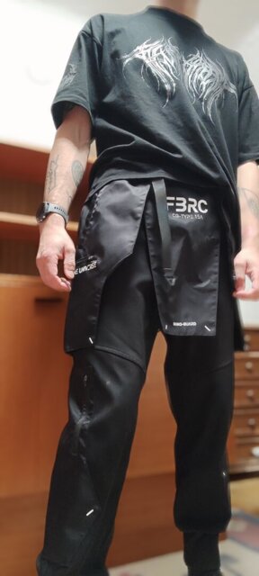 CG-Type 15A Black Cargo Pants
