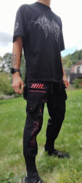 CG-Type 19S Black Cargo Pants