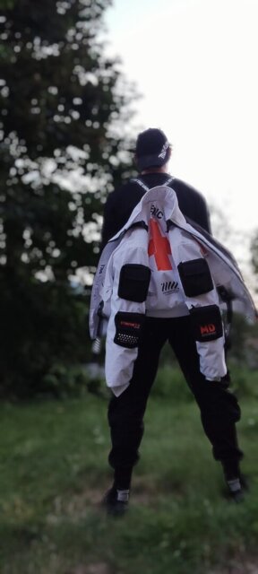 Medic White Short Bomber Jacket