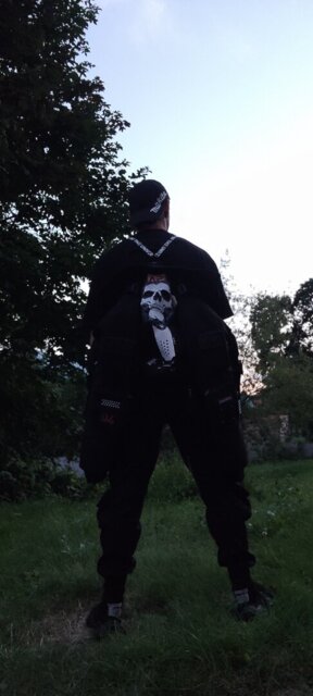 Reaper Black Short Bomber Jacket