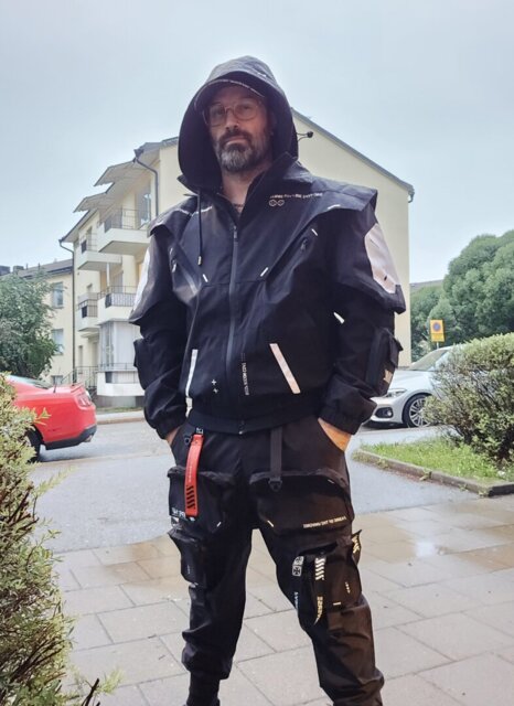 DRC-305 Black Deep Recon Coat