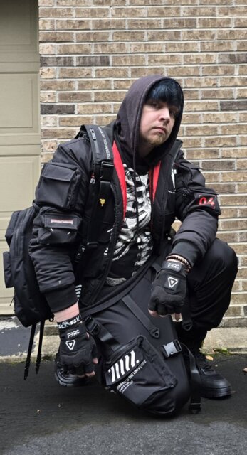 Reaper Black Short Bomber Jacket
