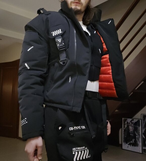 BK-Type 300 Black Biker Jacket