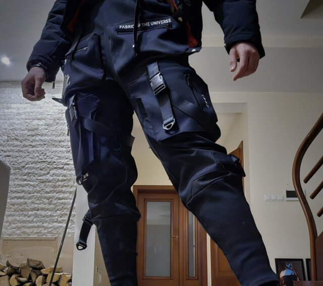 CG-Type 12X(U) Black Cargo Pants