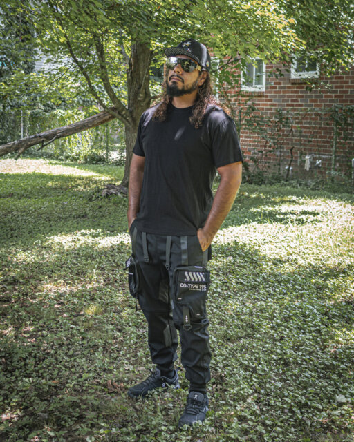 CG-Type 19S Black Red Cargo Pants