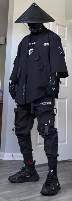 CG-Type 14F Black LW Cargo Pants