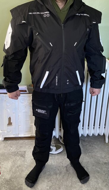 DRC-305 Black Deep Recon Coat