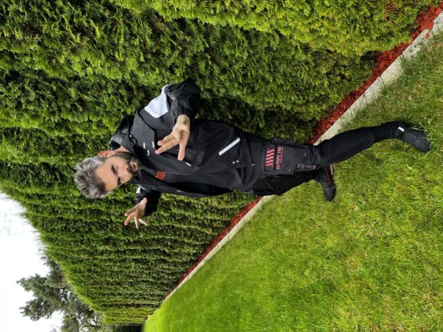 CG-Type 19S Black Red Cargo Pants