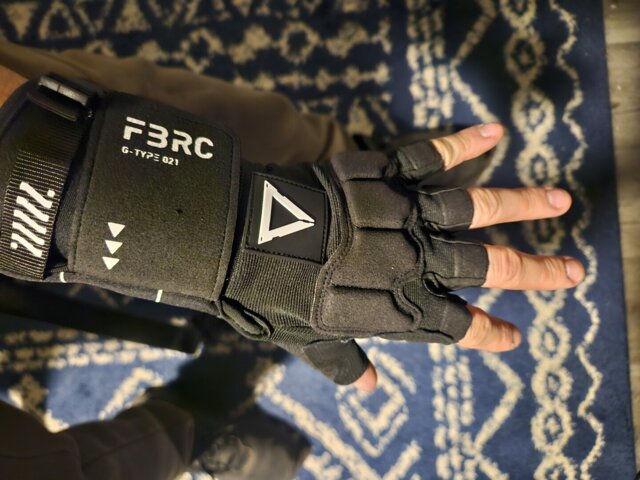 G-Type 021 Black Red Gauntlet Gloves