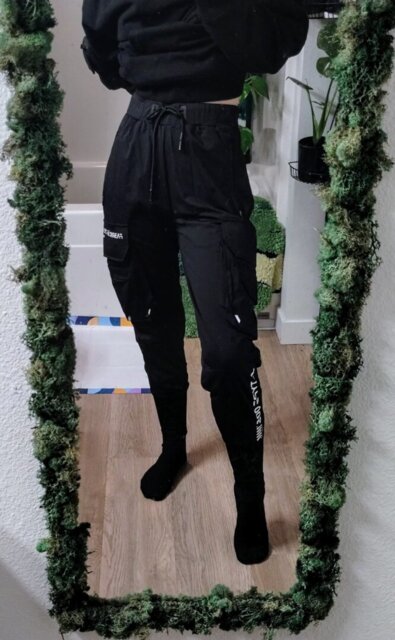 J-Type 005 Black Athletic Joggers