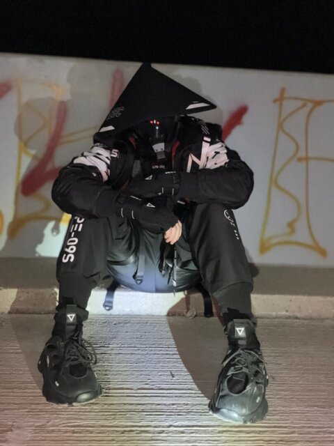 SN-Type 02C Black High Top Sneakers