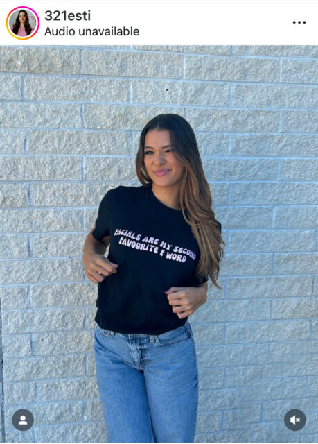 Facials Are My Second Favourite F Word T-Shirt