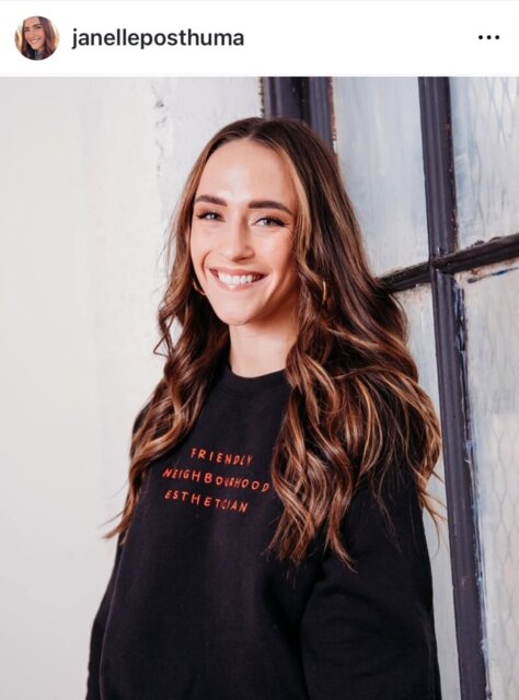Friendly Neighbourhood Esthetician Embroidered Sweatshirt