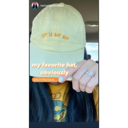 SPF is my BFF Embroidered Cap