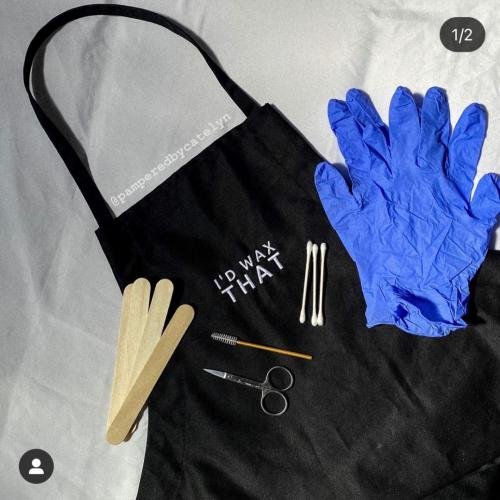I'd Wax That Embroidered Apron