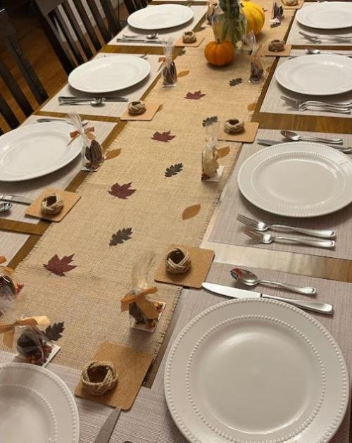 Burlap Table Runner