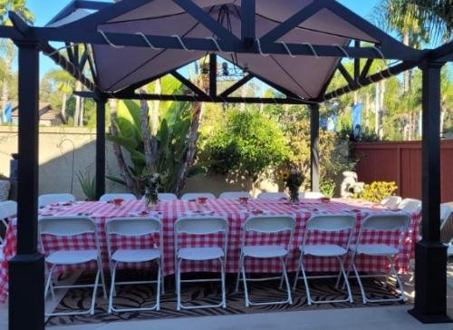 Rectangular Checkered Tablecloth, Gingham Tablecloth