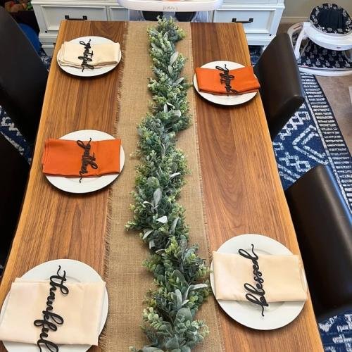 Burlap Table Runner