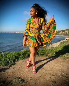 Kente African Print Dress Sasha review