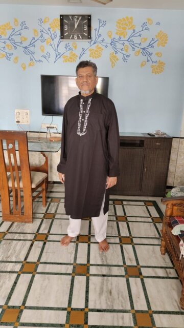 Opulent Pink Brocade Kurta