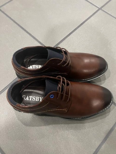 Oxford Lisse No-Stripe Orthopedic Dress Shoes