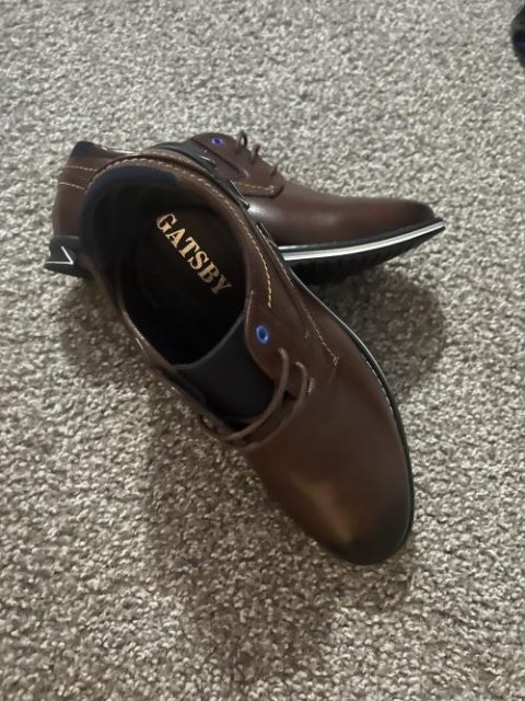 Oxford Lisse No-Stripe Orthopedic Dress Shoes