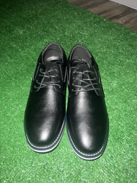 Oxford Lisse No-Stripe Orthopedic Dress Shoes