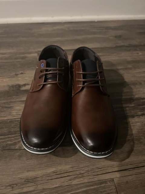 Oxford Lisse No-Stripe Orthopedic Dress Shoes