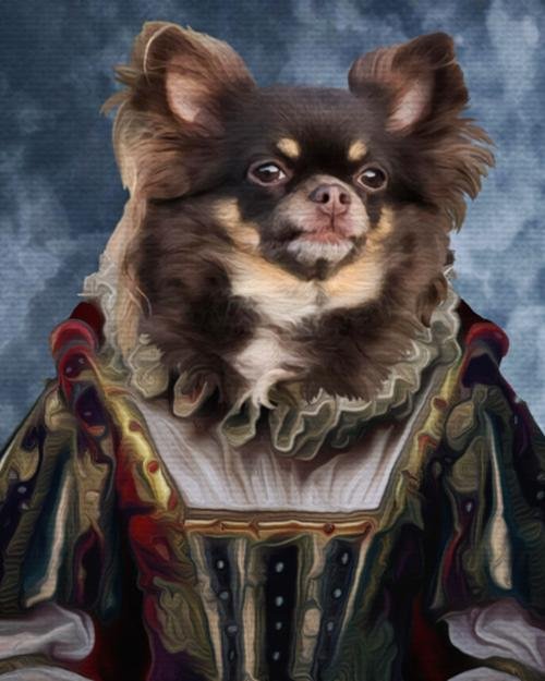 Royal Pet Portrait - The Princess