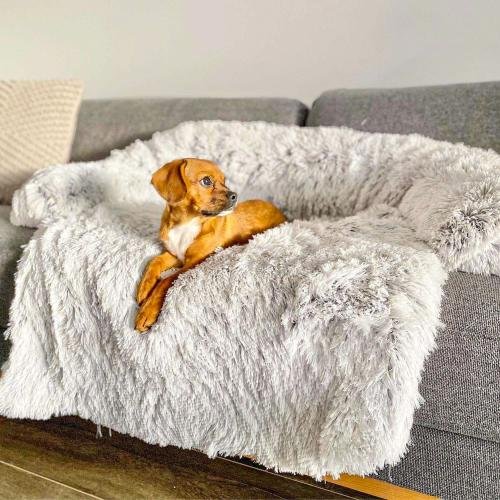 MrFluffyFriend™ - Fluffy Couch Cover for Dogs and Cats
