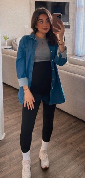 Zeetaq Legging Long En Coton Pour Femme Taille 36-52