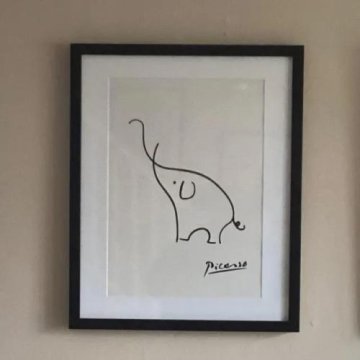 Pablo Picasso Penguin Sketch Line Art Print review